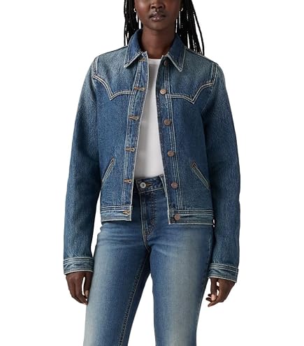 Levi's Women's Inside Out '90s Trucker Jacket (Standard And Plus